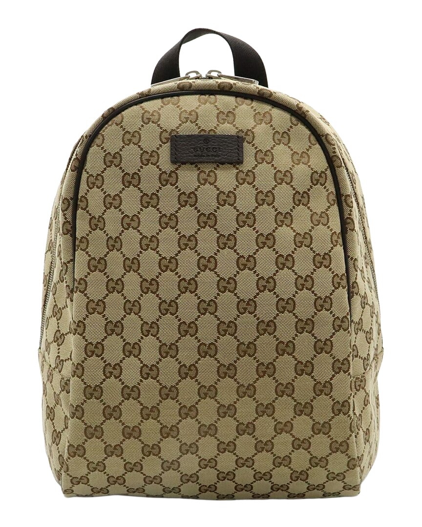 Pre-owned Gucci Gg Backpack (authentic Pre-loved)