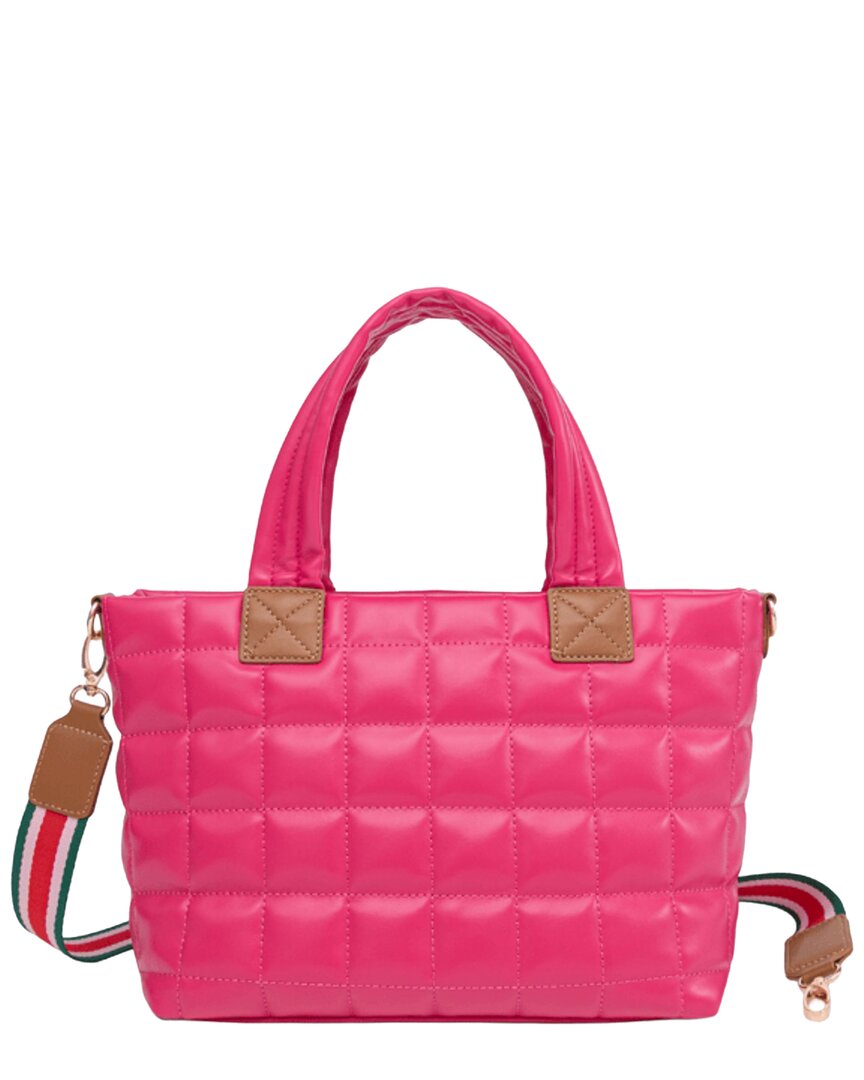 Inq Products Lightweight Puffer Tote In Red