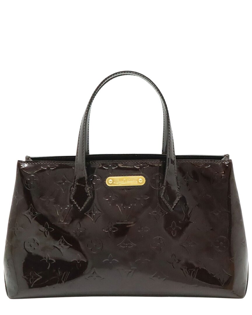Louis Vuitton Vernis Wilshire Pm (authentic Pre-loved) In Violet/purple