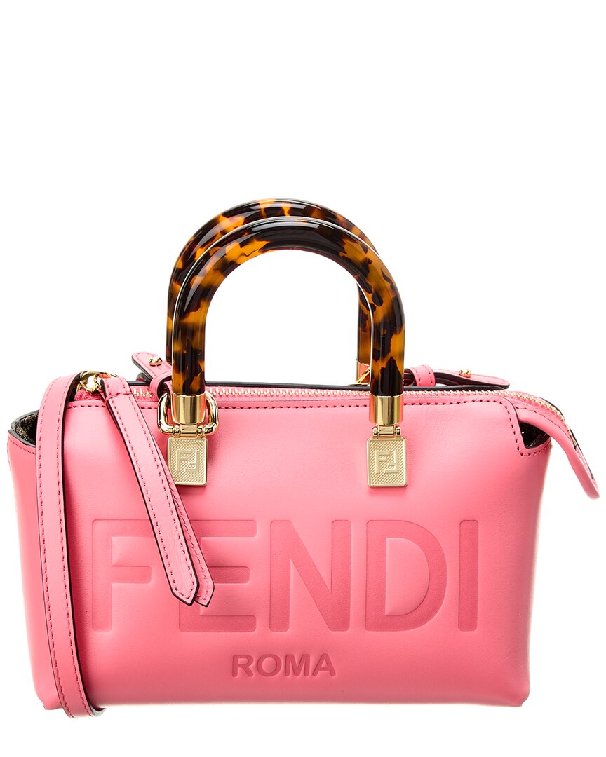 Fendi By The Way Mini Boston Bag in Pink