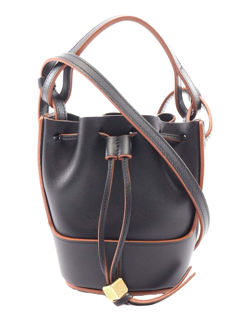 Loewe Balloon Nano 2way Shoulder Bag (authentic Pre-loved) In Black/black
