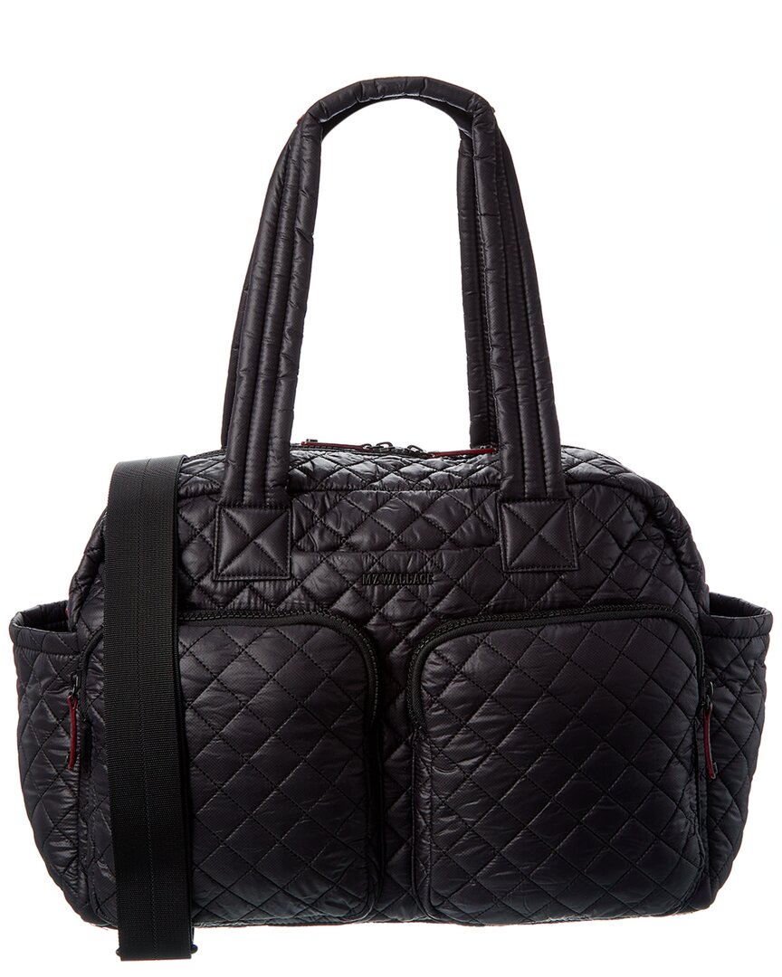 Mz Wallace Nik Medium Duffel Bag In Black