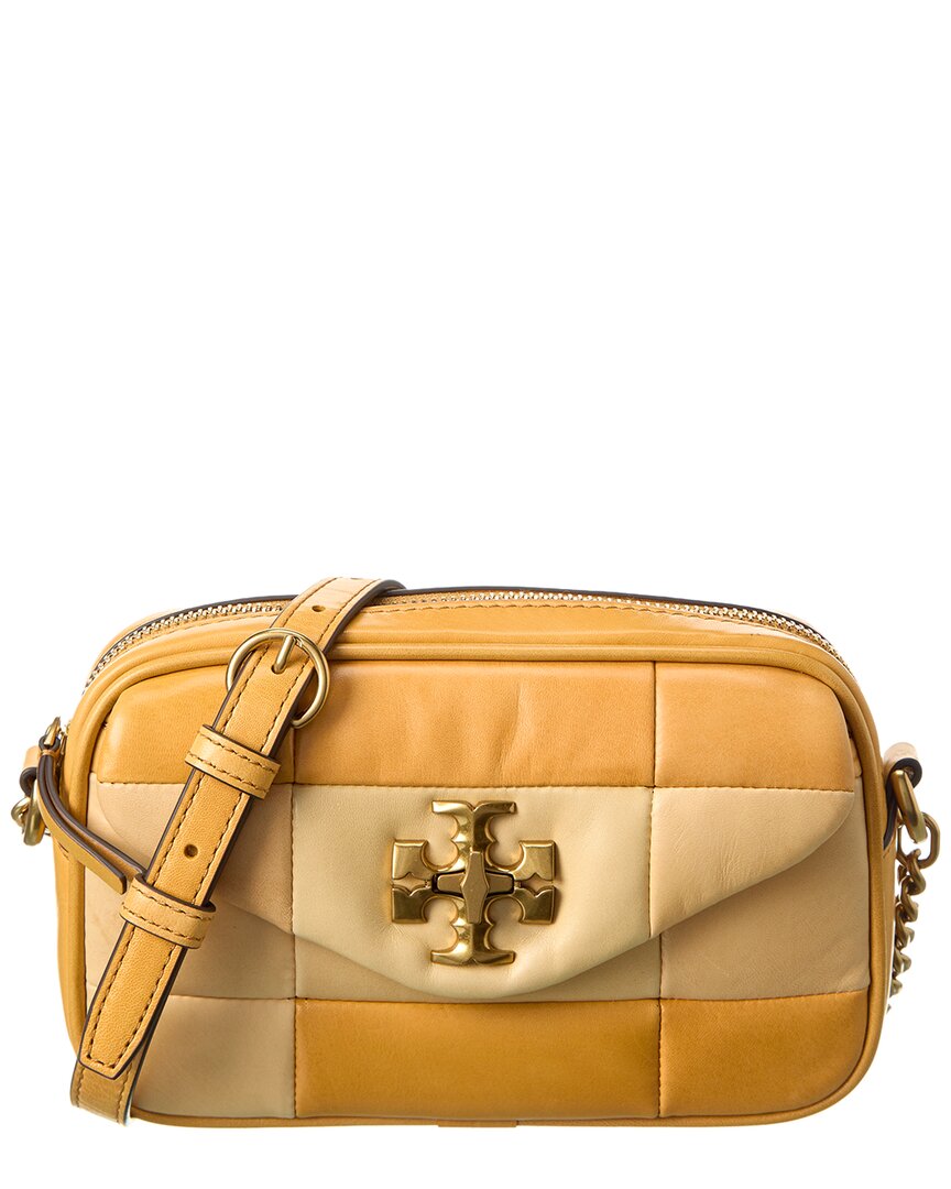 The Kira Camera Bag. Shades of yellow create a tonal patchwork on