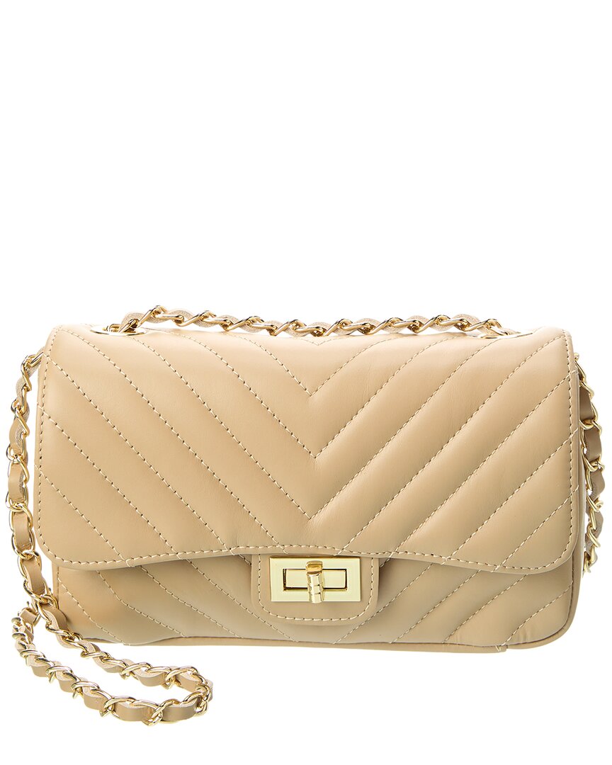 Persaman New York Carmen Quilted Leather Shoulder Bag In Brown