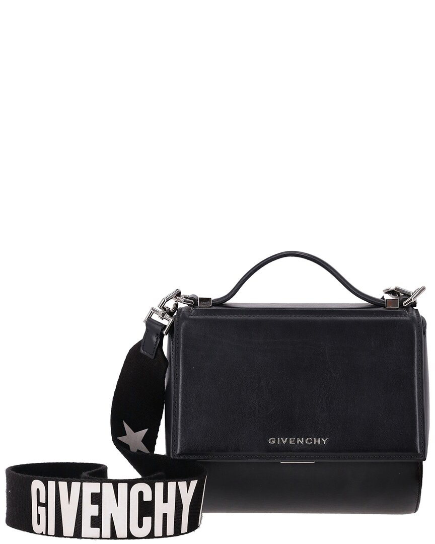 Givenchy Pandora Box Logo Leather Bag (authentic Pre-loved)