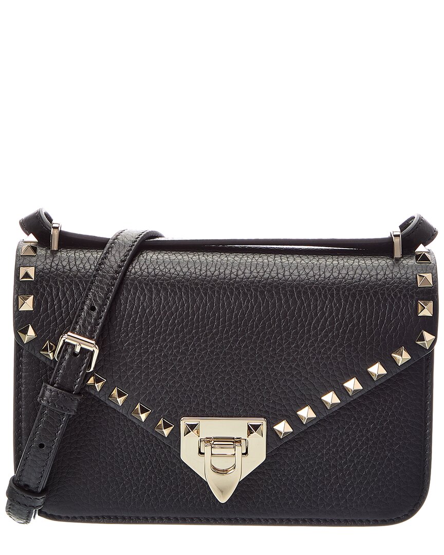Valentino Black Rockstud Small Leather Shoulder Bag