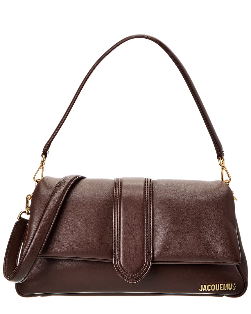 JACQUEMUS JACQUEMUS LE BAMBINOU LEATHER SHOULDER BAG