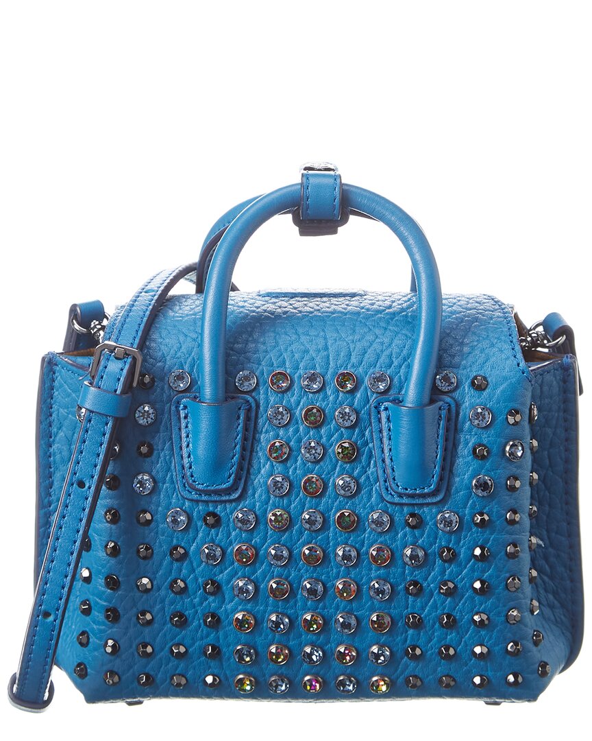 Image of MCM Leather Shoulder Bag