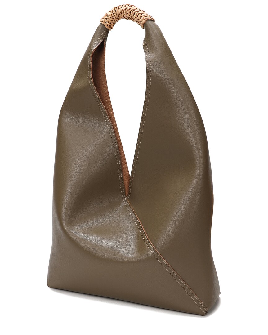 Tiffany & Fred Smooth Leather Shoulder Bag In Brown