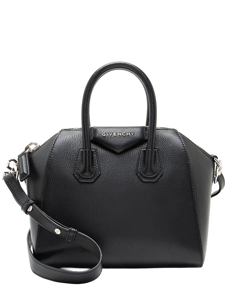 Givenchy Black Goatskin Sugar Antigona Mini Satchel (authentic Pre-loved)