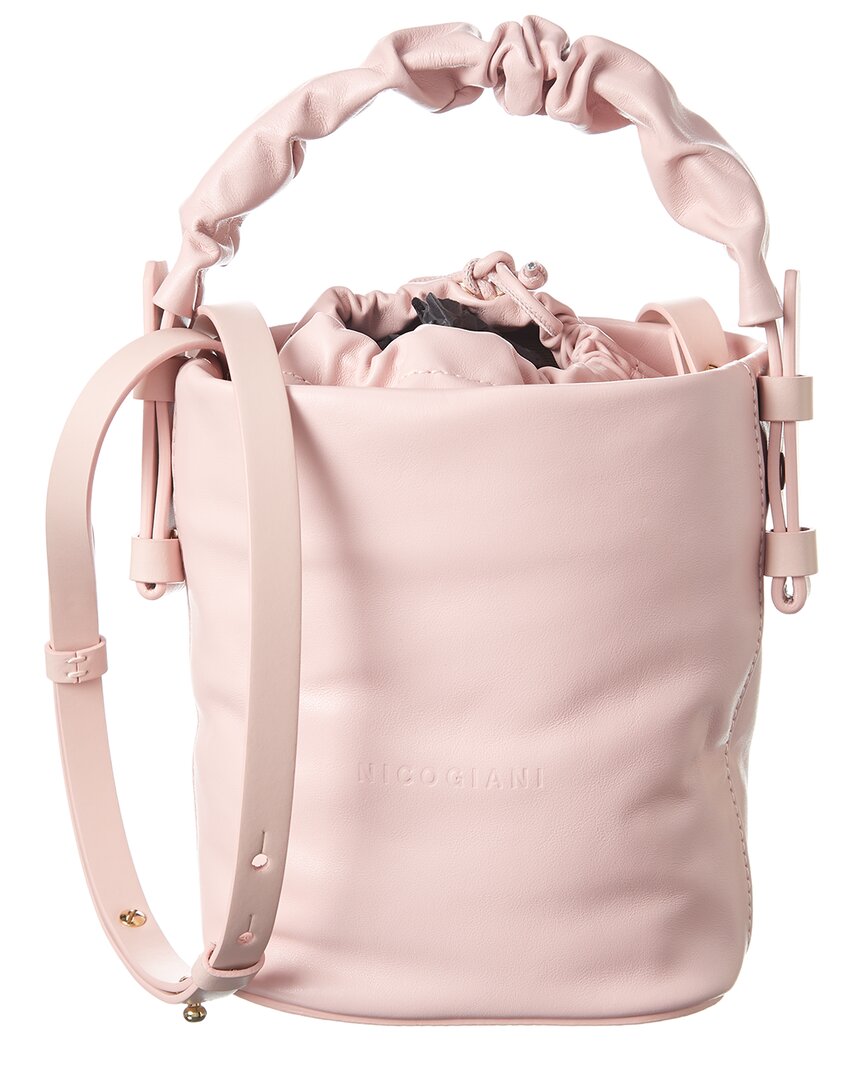 Image of Nico Giani Adenia Mini Soft Leather Bucket Bag