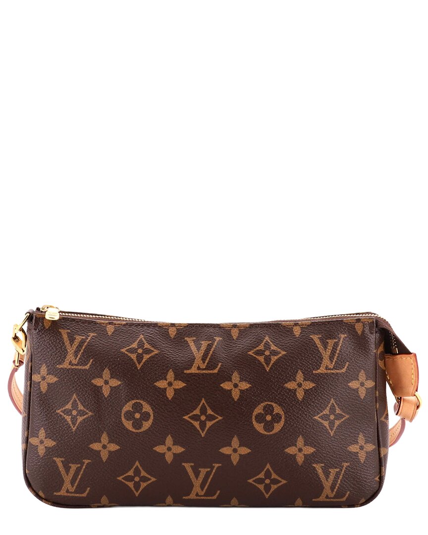 Pre-owned Louis Vuitton Brown Monogram Canvas Pochette Accessoires Nm (authentic Pre-  Loved)