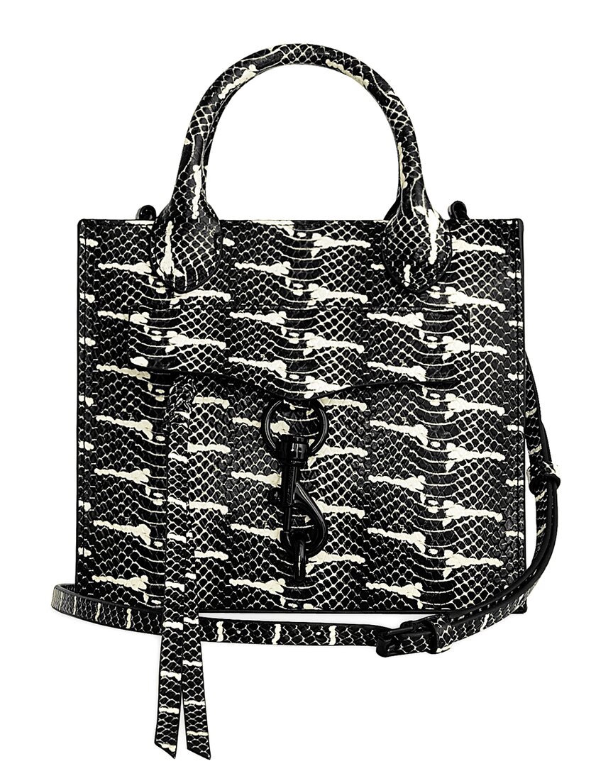 Rebecca Minkoff Megan Mini Leather Tote In Black