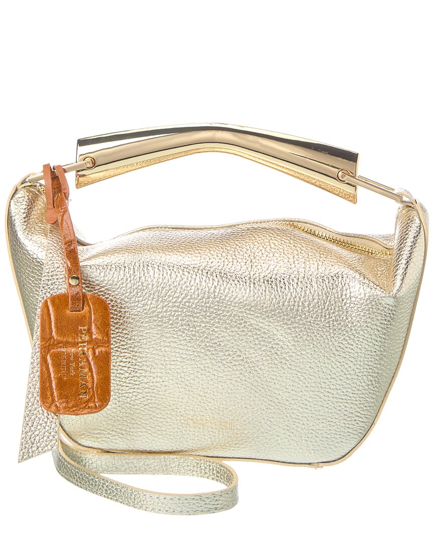 Persaman New York Valerie16 Leather Shoulder Bag In Gold
