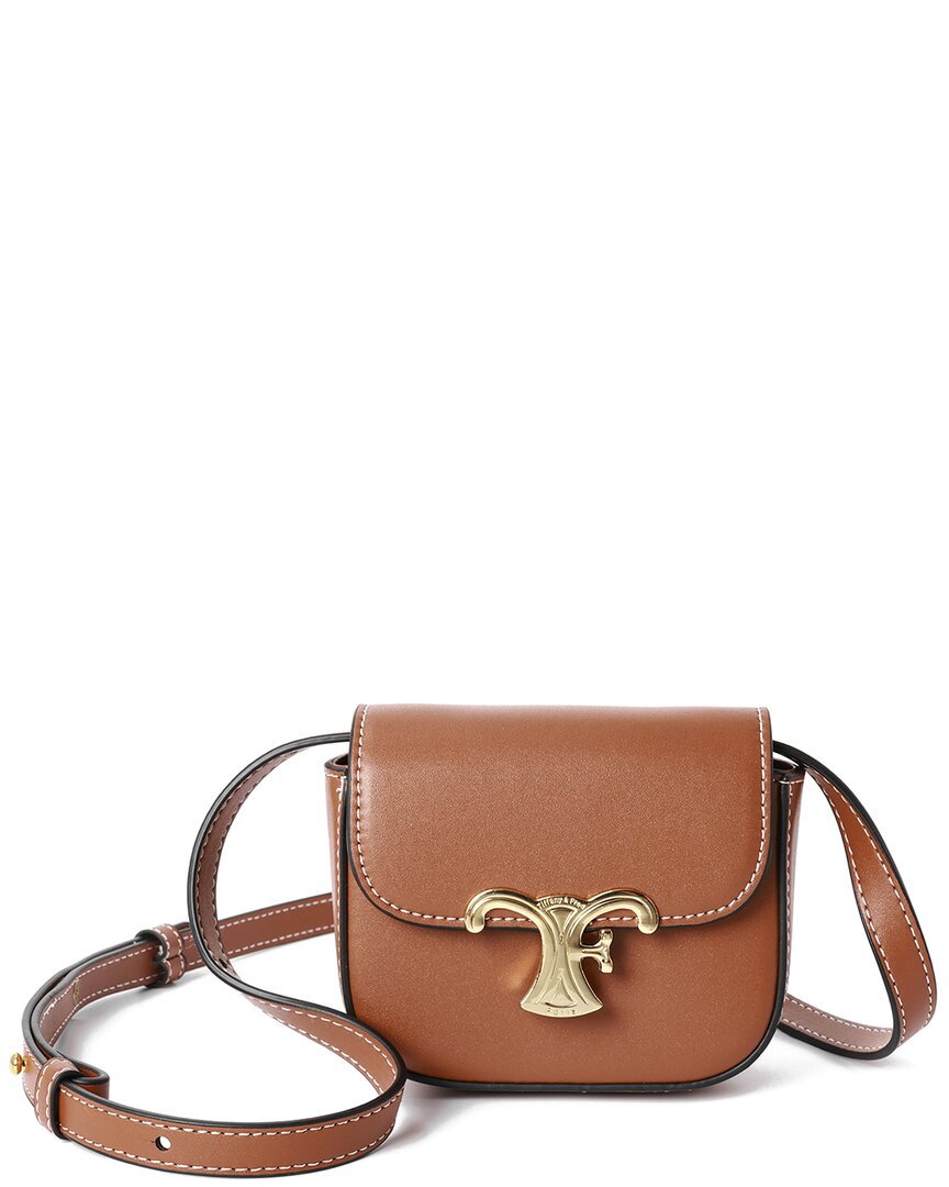 Tiffany & Fred Paris Mini Smooth Leather Crossbody
