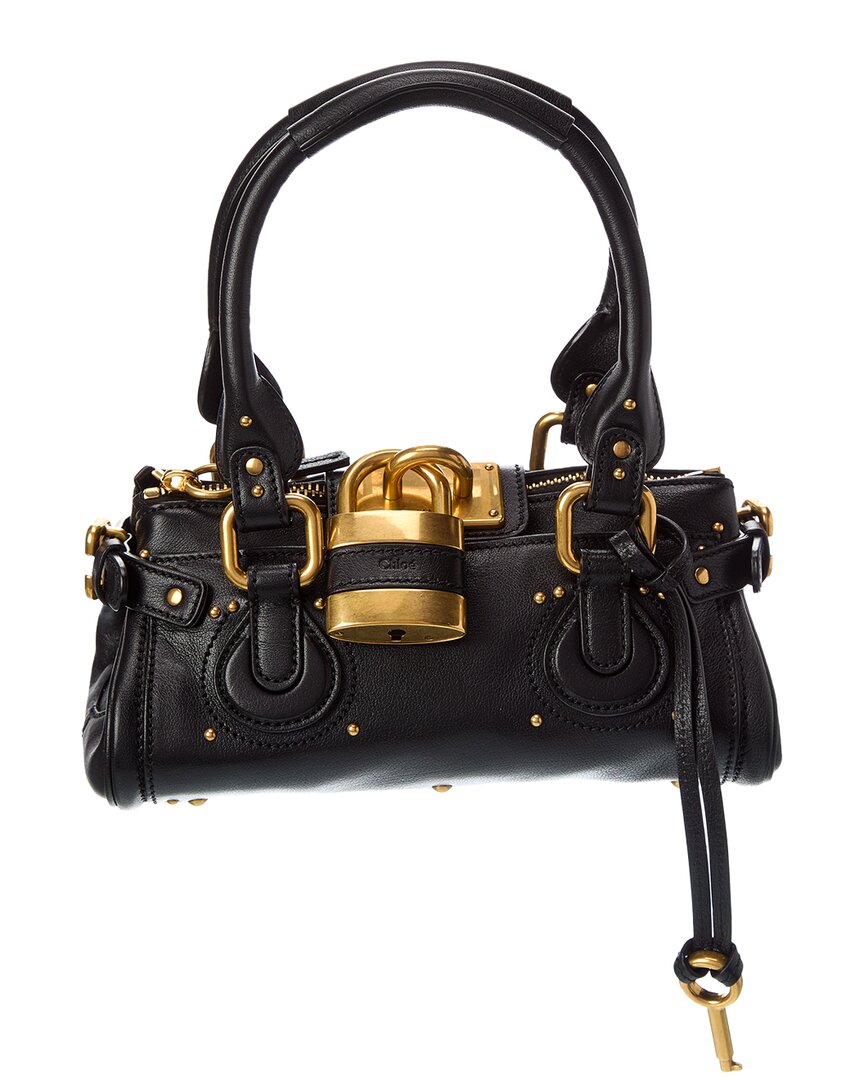 Chloé Women's Black Small Paddington Leather Bag - Image 3