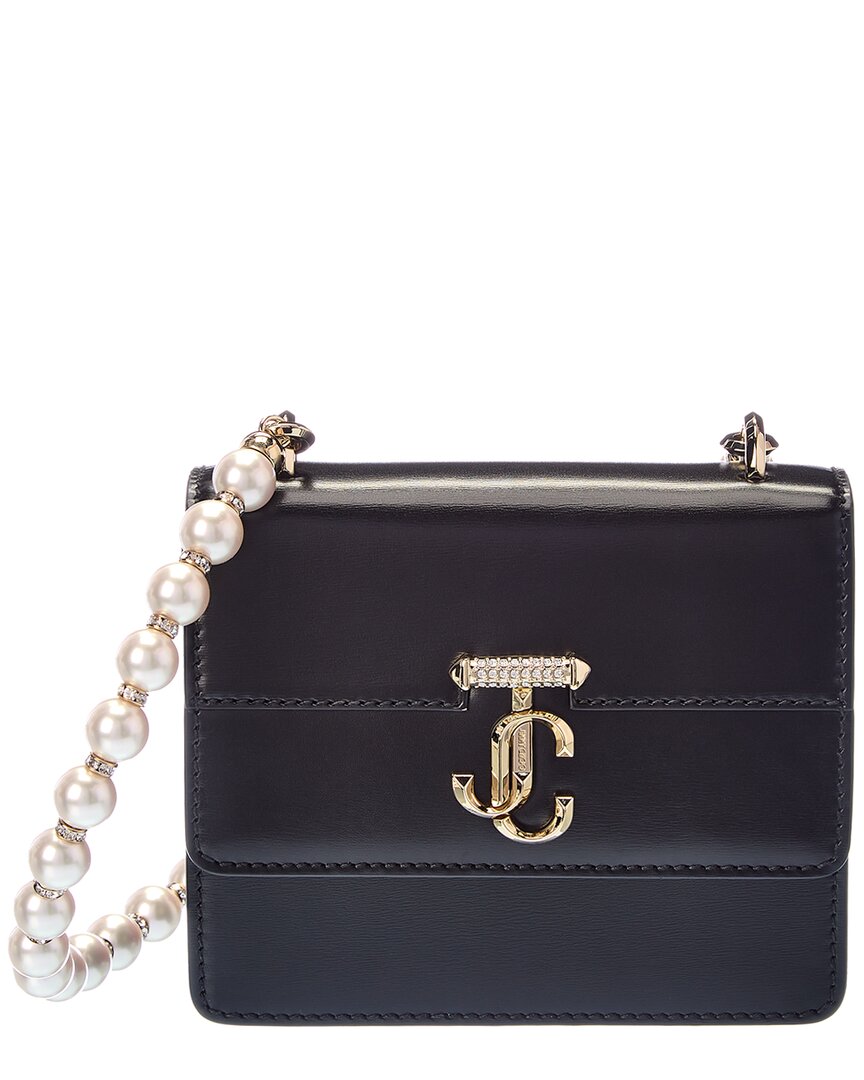 Jimmy Choo Varenne Quad Xs Leather Shoulder Bag In Black ModeSens