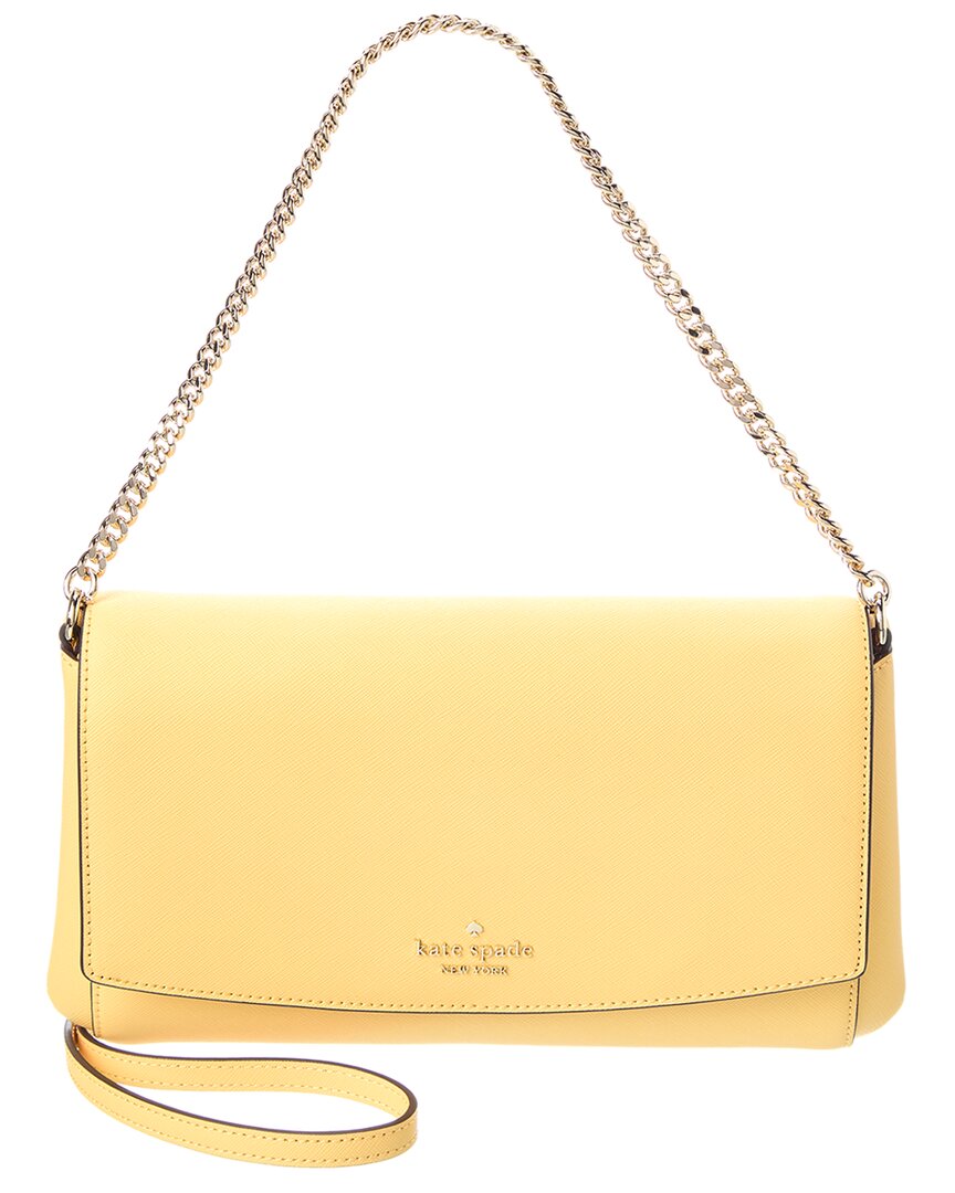 Kate Spade New York Laurel Way Greer Leather Crossbody In Neutral