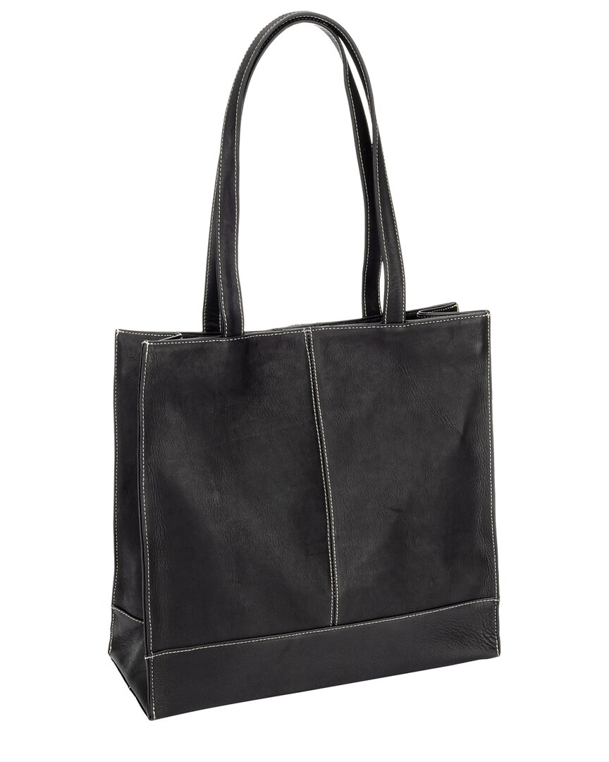 Le Donne Leather Everly Tote- Black