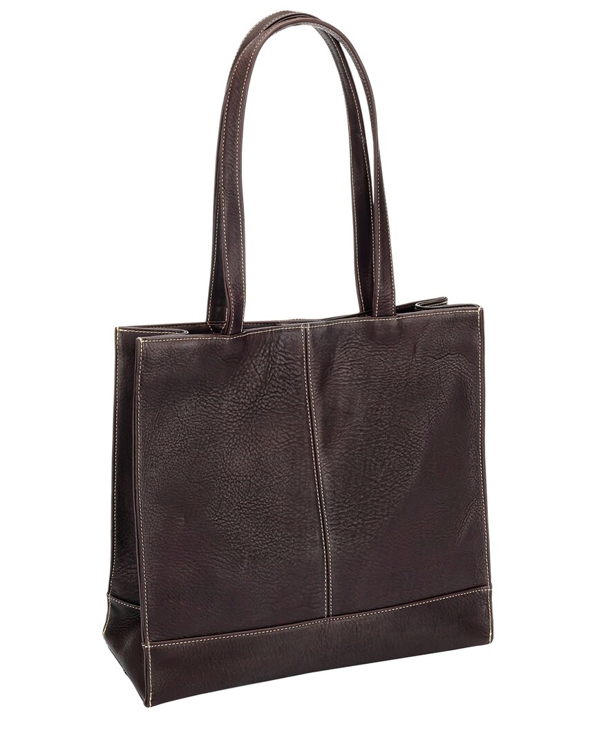 Le Donne Leather Everly Tote- Cafe In Brown