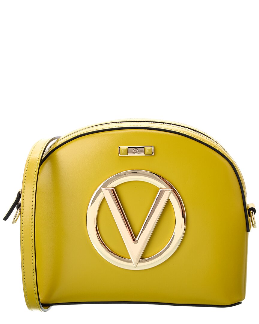 Shop Valentino By Mario Valentino Diana Forever Leather Crossbody In Green