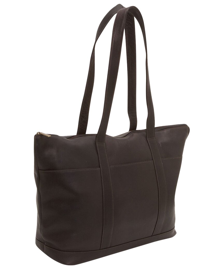 LE DONNE LE DONNE LARGE POCKET LEATHER TOTE