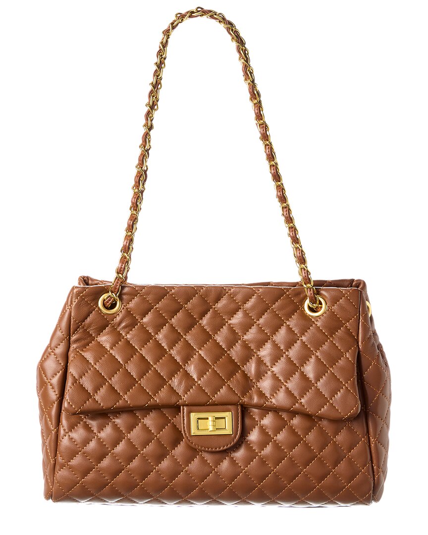 TIFFANY & FRED TIFFANY & FRED PARIS QUILTED LEATHER TOTE