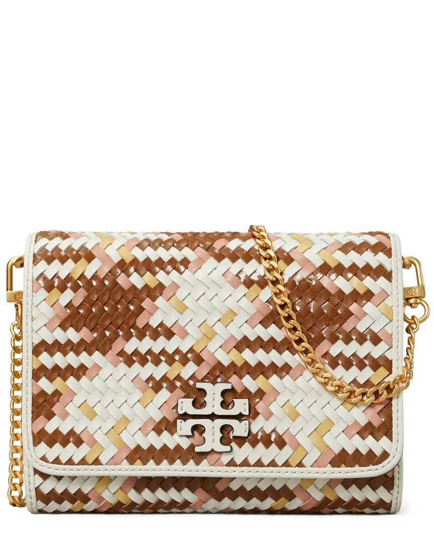 Tory Burch Britten Calf Leather Chain Wallet