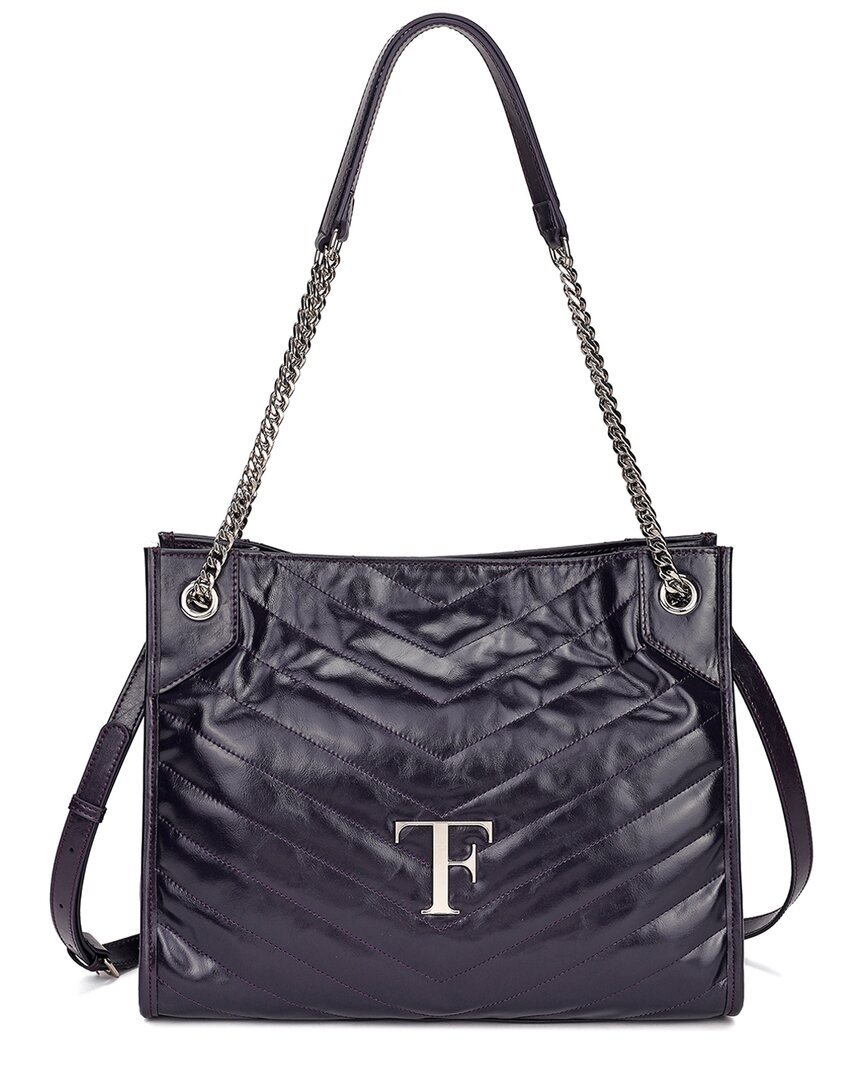 Tiffany & Fred Paris Oil-waxed Leather Tote