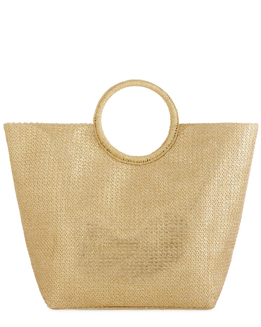Shiraleah Adora Round Handle Tote In Gold