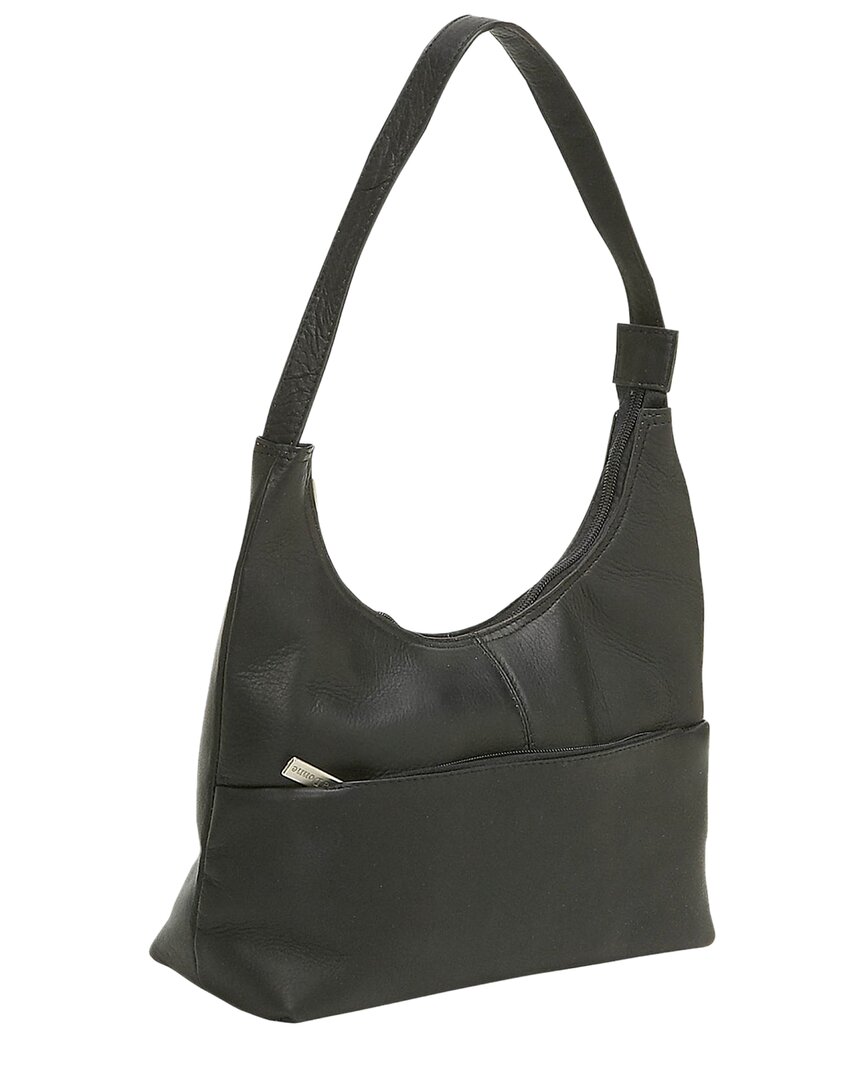 Le Donne Top Zip Leather Hobo Bag