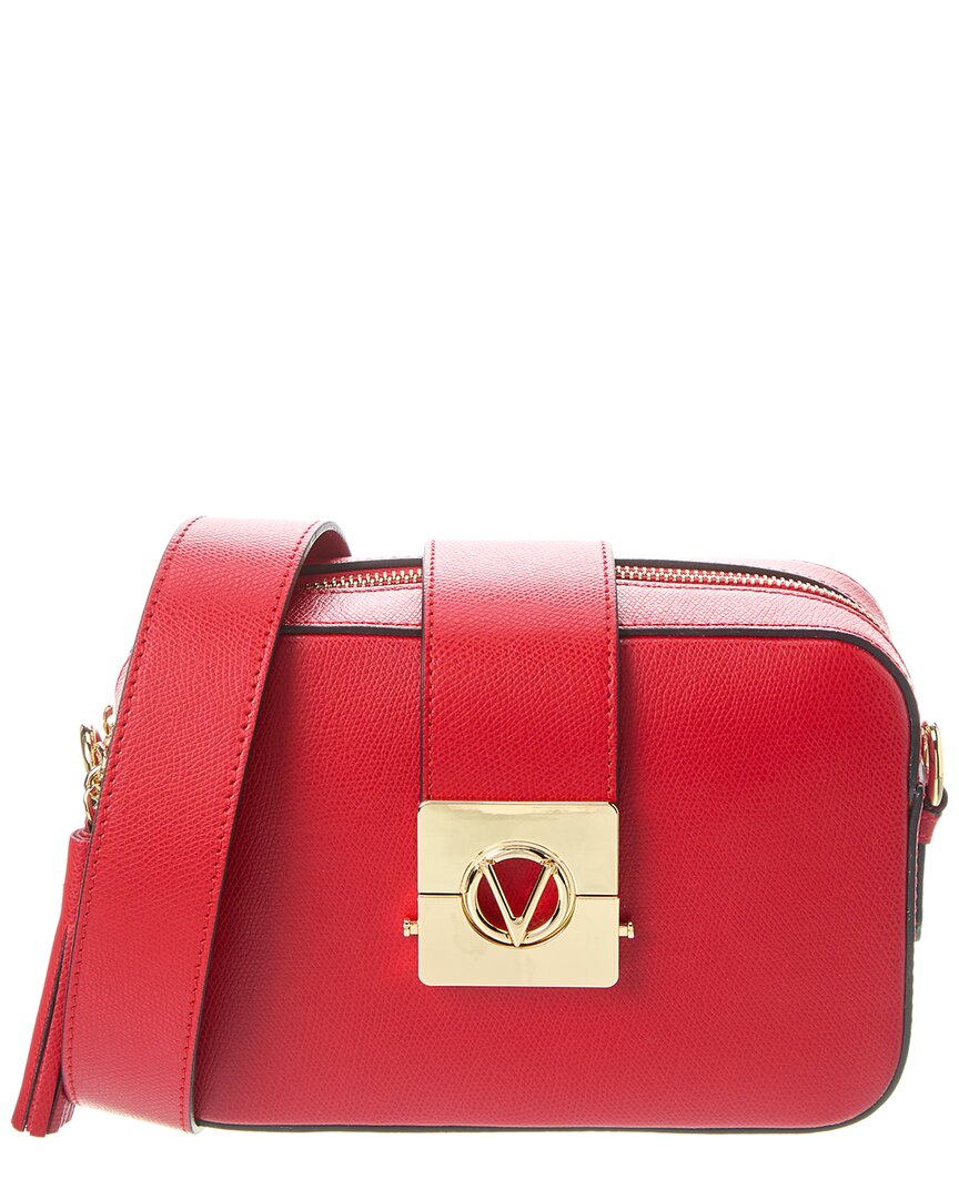 Shop Valentino By Mario Valentino Babette Leather Crossbody In Red