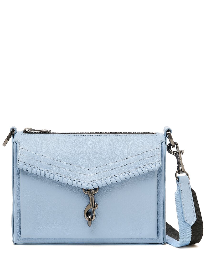 Shop Botkier Trigger Leather Crossbody In Blue