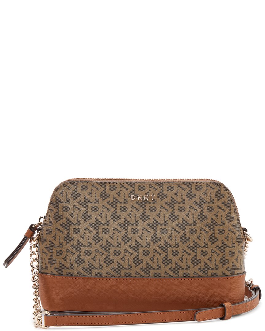 Dkny Bryant Park Dome Crossbody In Brown