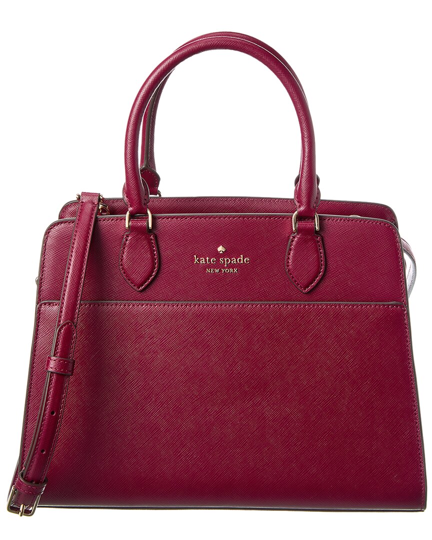 Kate Spade New York Madison Saffiano Leather Medium Satchel In Purple