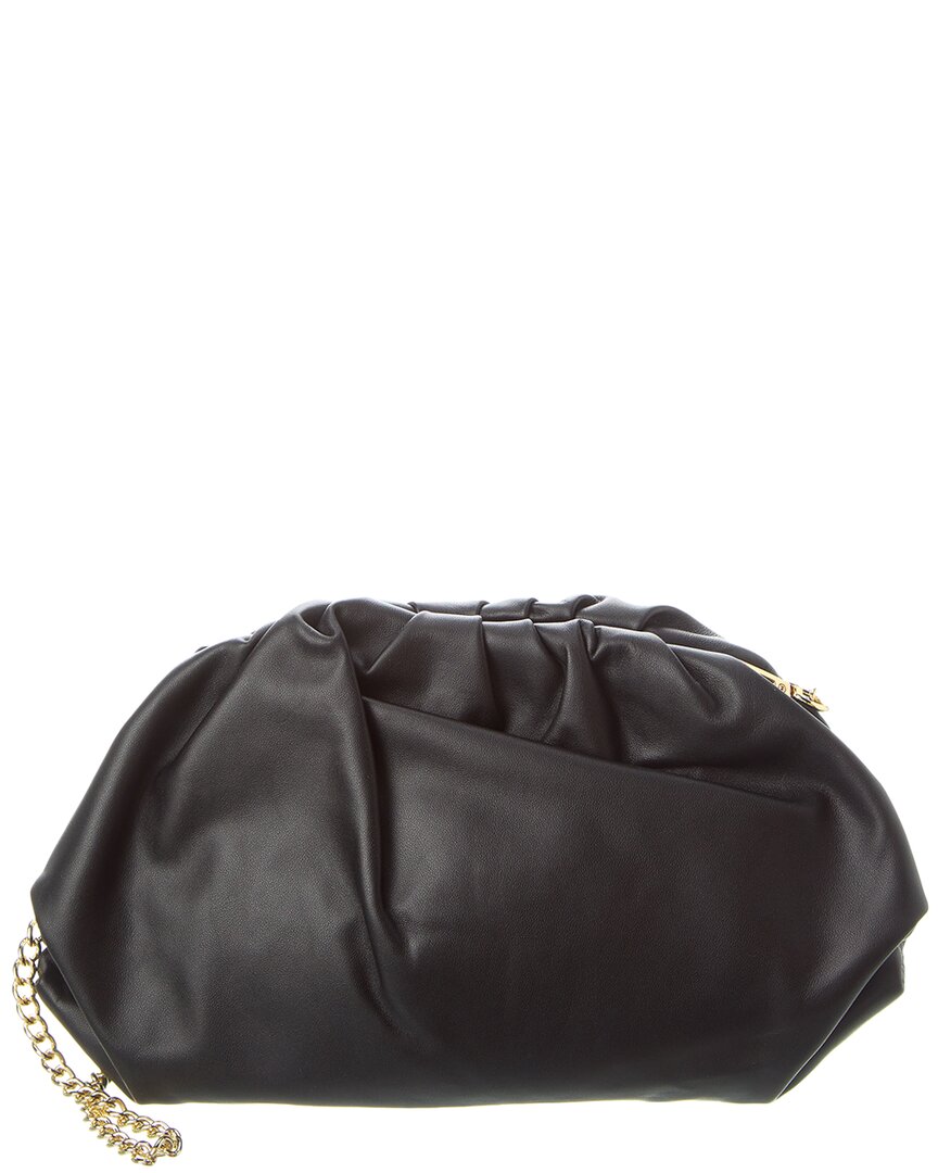 Persaman New York #1021 Leather Clutch In Black
