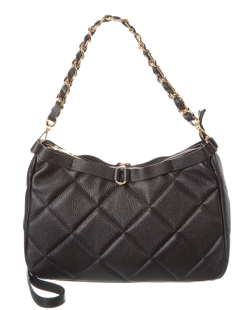 Persaman New York #1019 Leather Shoulder Bag In Black