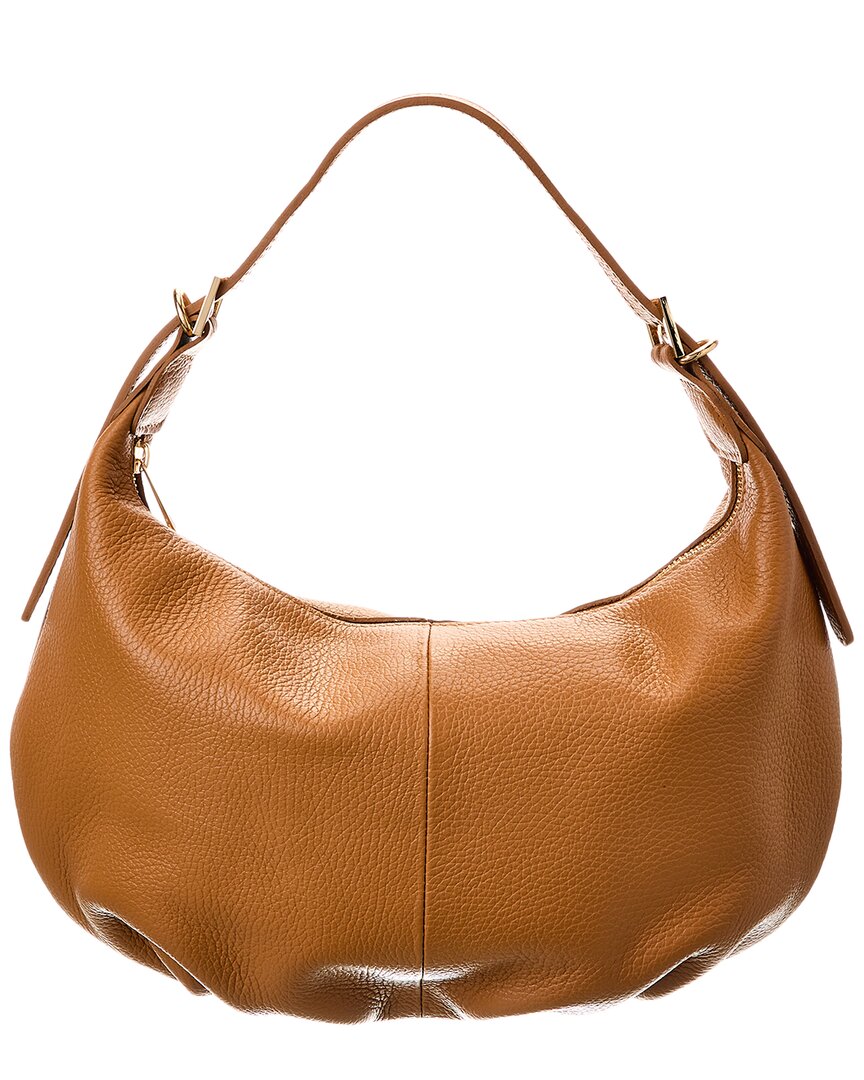Persaman New York #1070 Leather Shoulder Bag In Brown