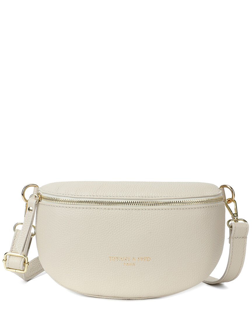 Shop Tiffany & Fred Paris Soft Leather Fanny-pack In Beige