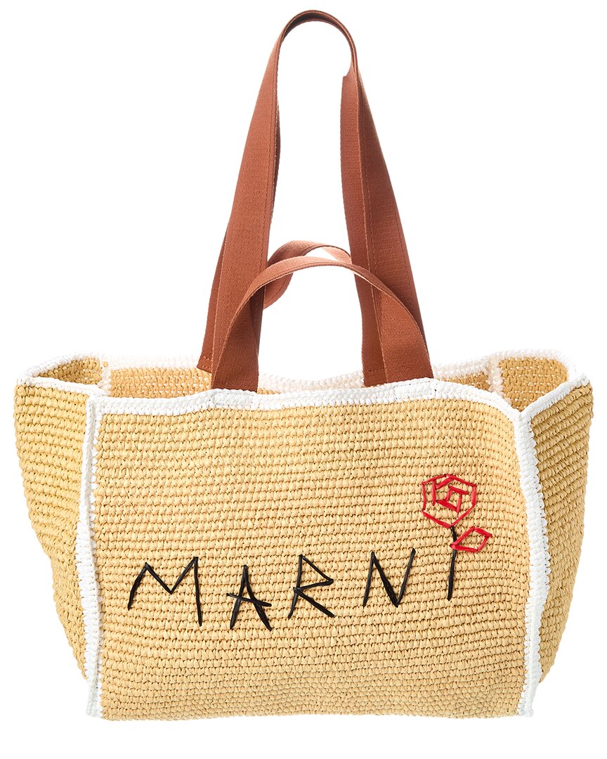 MARNI MARNI MACRAME SILLO SHOPPER TOTE