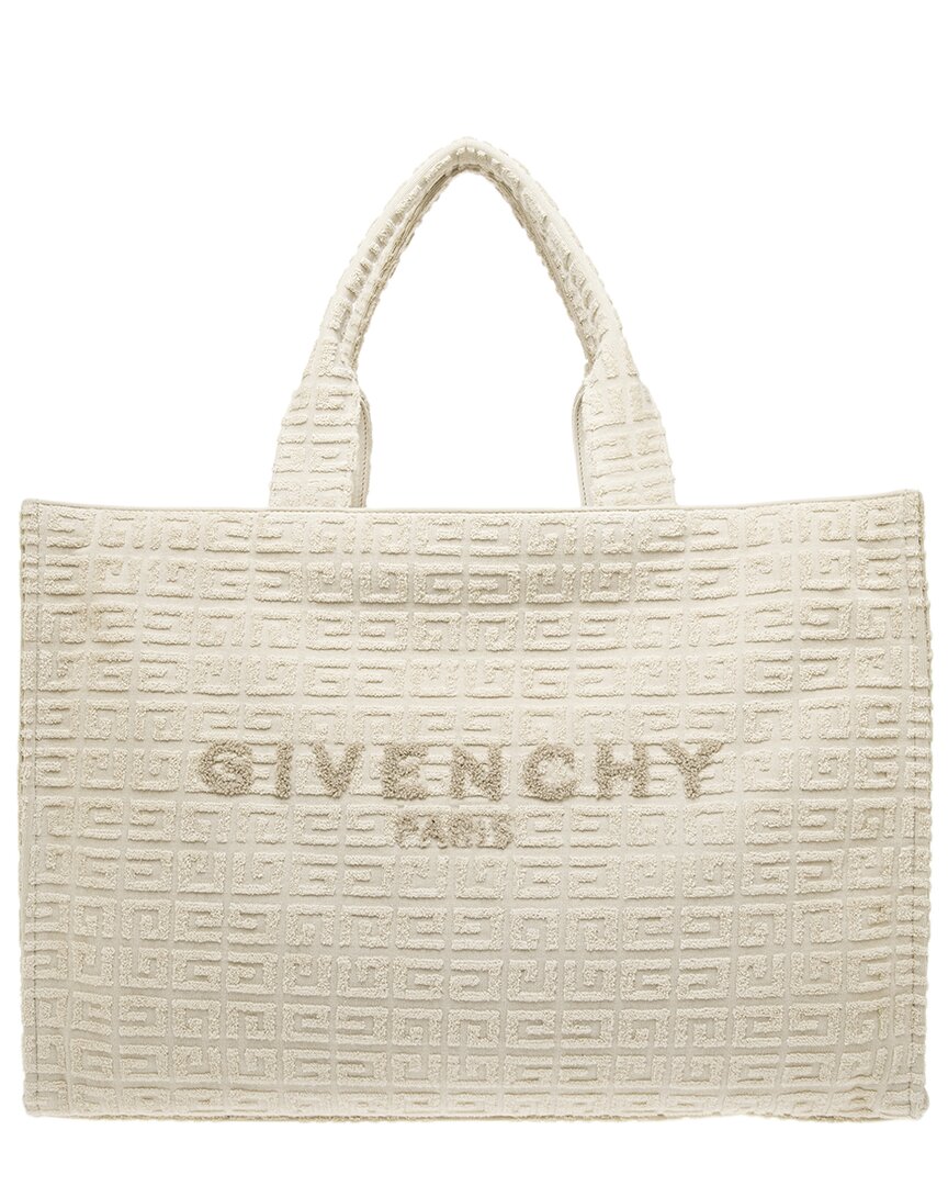 Shop Givenchy 4g Medium Tote In White
