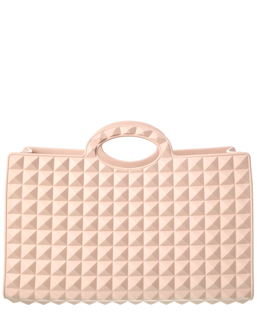 Valentino Garavani Valentino Roman Stud Tote In Pink