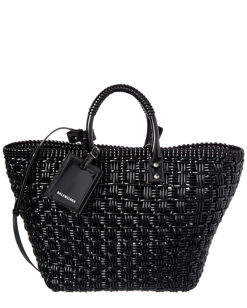 Balenciaga★素敵！Bistro S Basket Tote Bag Balenciaga Bistro S Basket Tote In Black | ModeSens