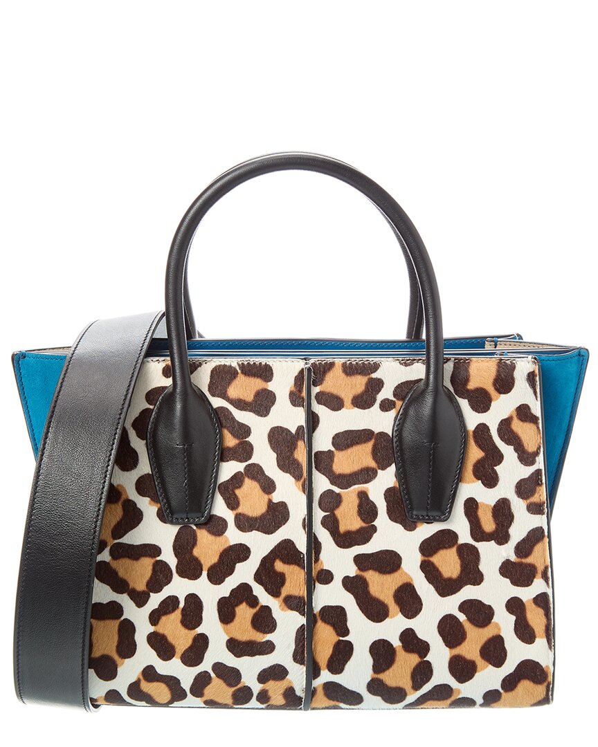 Tod's Logo Leather Tote