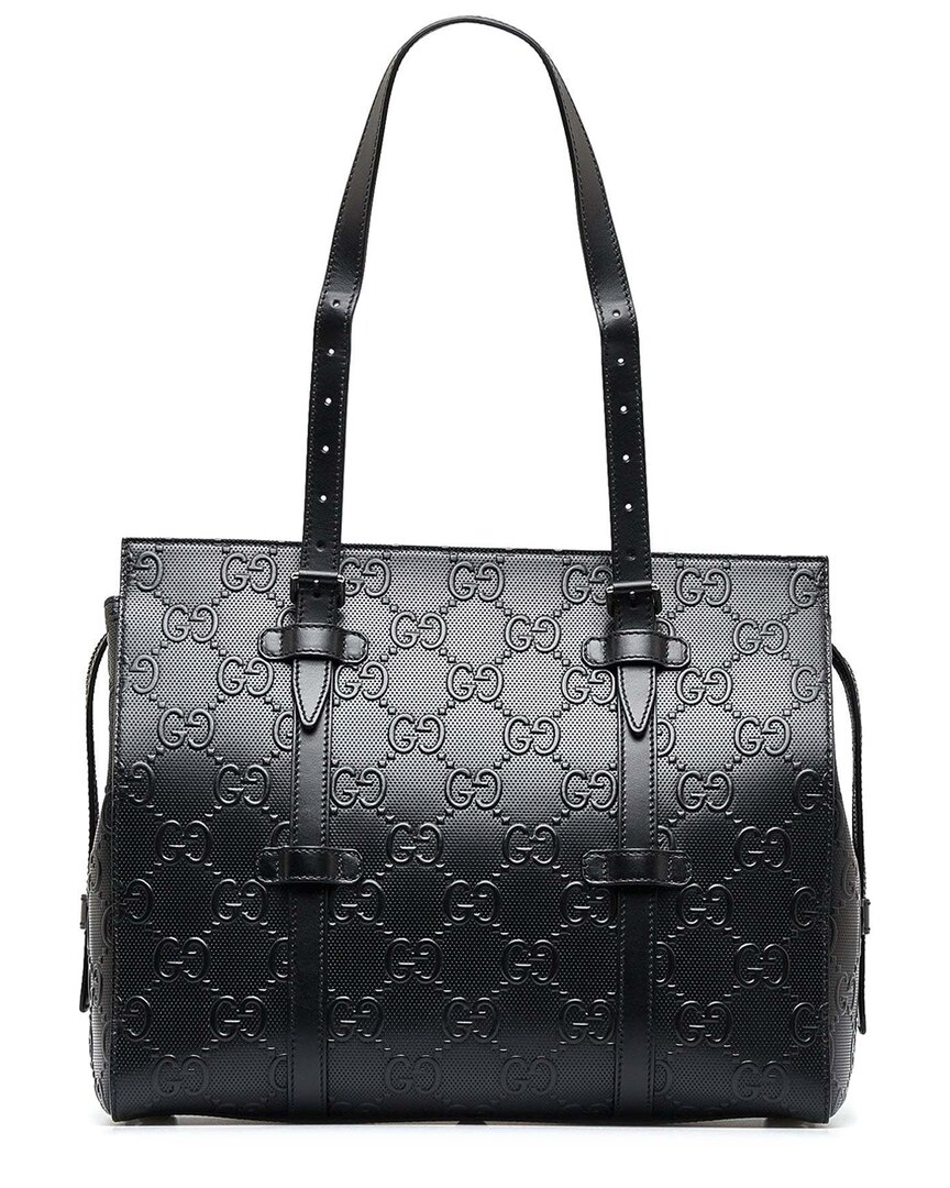 Gucci Gg Embossed Tote (authentic Pre-loved)