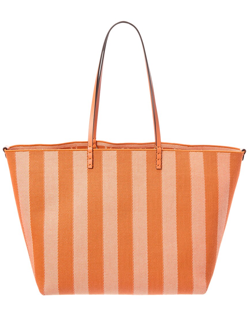 Fendi Borsa Shopping Roll Grande In Jacquard Ricamato Donna