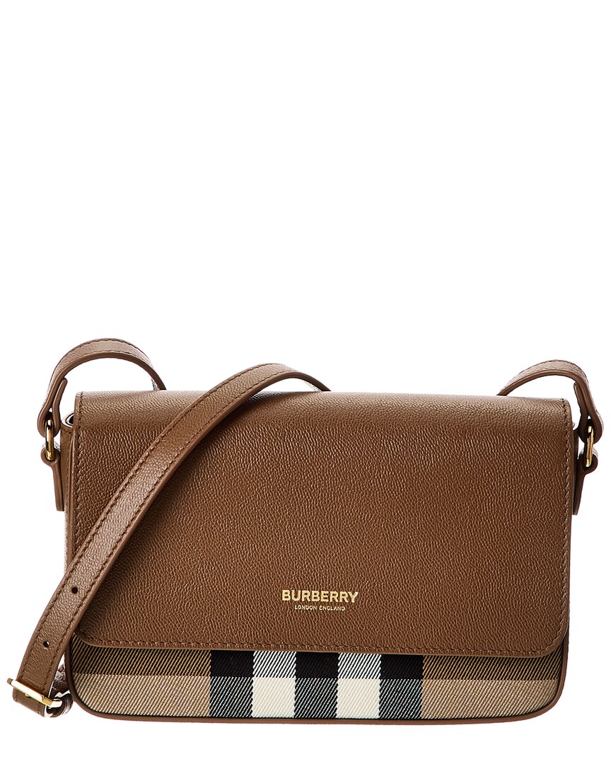 Burberry Check Canvas Tote