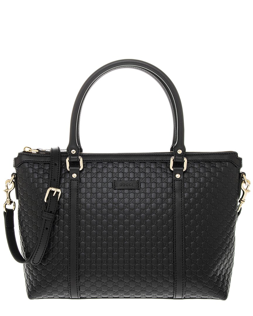 Gucci Ssima Gg Leather Tote