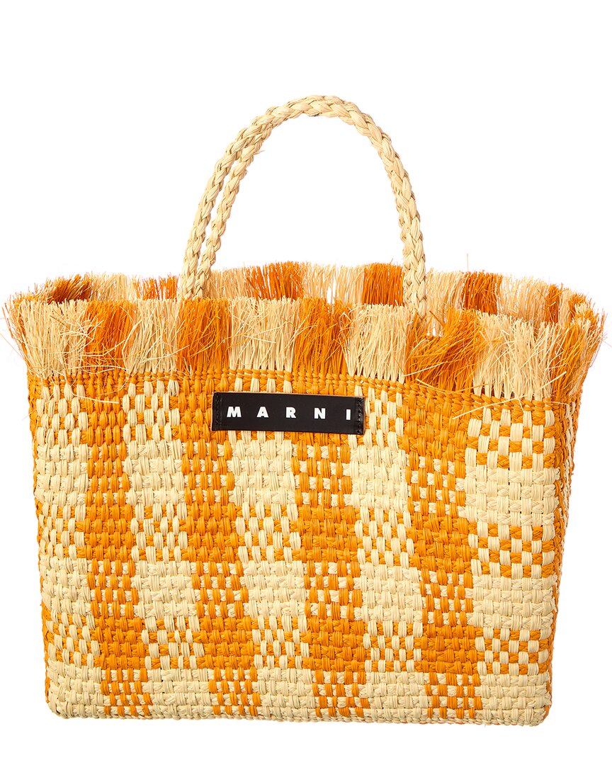 Marni Logo Mini Canvas Tote