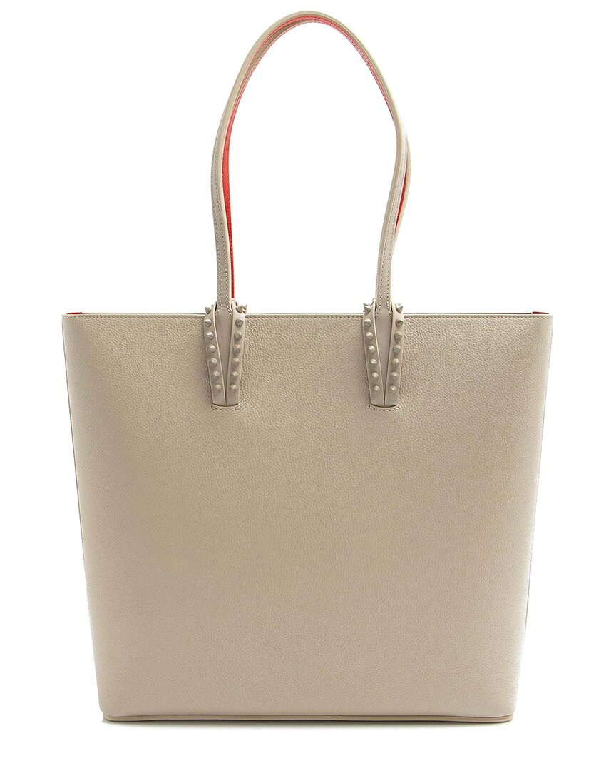 Christian Louboutin Brown Leather Cabata N/s Tote (authentic Pre-loved)